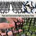 Set of 12 HZXMKB Cat Repellent Outdoor Indoor Scat Mats - Garden Plastic Spikes Scratch Network - Stop Dogs and Cats - Animal Barrier - Buy Online on GoSupps.com