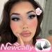 Fluffy Lash Clusters Kit | 80D Wispy Eyelash Extensions | D Curl DIY Faux Mink 9-16MM | Newcally Lashes - Buy Online on GoSupps.com