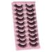 Josiezoey Fluffy Wispy Mink False Eyelashes - Natural Look, Light Volume | 10 Pairs Pack - D2-11-20mm-CAT - Buy Online on GoSupps.com