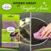 Non-Scratch Dish Scrubbers (6Pcs) - Heavy Duty Cleaning Pads for Dishes & Pots - Replaces Kitchen Sponges - Alternative Dish Washing Scrubber Pack (6pcs) - Buy Online on GoSupps.com