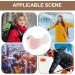 Buy Klufo Cotton Face Cover - Cloud Shape & Rabbit Fur Ear Warmers | Soft Pink Winter Protection - Buy Online on GoSupps.com