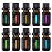 Pure Daily Care Aromatherapy Top 10 Essential Oil Synergy Blend Set  Therapeutic Grade Synergy Oil Blends  Uplift Mind, Body and Spirit  10 x 10 Ml Blends  No Fillers & No Additives Blend Set Oils