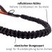 Floxic Elastic Dog Leash 120 cm | Premium Bungee Leine with Short-Term Leader | Black/Orange & Reflective | Various Sizes Available - Buy Online on GoSupps.com