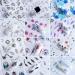 40 Sheets Holographic Nail Art Stickers - Flower, Butterfly, Leaf Designs - Nail Water Transfer Decals for Women - DIY Acrylic Nails Decorations Set - Buy Online on GoSupps.com