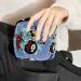 Skull Multicoloured Sanitary Napkin Storage Bag Menstrual Cup Pouch - Girls Women Ladies Period Pads Holder - Buy Online on GoSupps.com