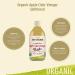 De Nigris Organic Apple Cider Vinegar 16.9 Oz (500ml) | Raw & Unfiltered with Mother | Source of Functional Elements for Metabolism Balance | Organic ACV - Buy Online on GoSupps.com