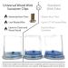 Universal Wood Wick Clips for Candles - 100 Pack | Sustainer Tabs for Most Wooden Wicks | Longer Burn Time & Less Wax Waste - Buy Online on GoSupps.com