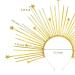 Gold Star Spiked Crown Headpiece - Beyonce Inspired Met Gala Halo for Women - Buy Online on GoSupps.com
