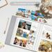 Fintie Self-Adhesive Photo Album | 60 Sticky Pages | Metallic Pen | DIY Scrapbook for 3x5, 4x6, 5x7, 6x8, 8x10 Pictures | Family, Wedding, Anniversary | Raining Hearts Design - Buy Online on GoSupps.com