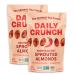 Daily Crunch Sprouted Almonds, Nashville Hot, 5 Ounce Resealable Bags, Pack of 2 - Sprouted and Dehydrated for a Unique Crunch, Keto Friendly, Non-GMO, Oil and Salt Free, Vegan, Healthy Snack Nashville Hot 5 Ounce (Pack of 2)