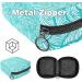 Stylish Turquoise Menstruation Pad Bag with Zipper | Women's Napkin & Tampon Holder | Floral Design For Girls - Buy Online on GoSupps.com
