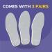 Dr Scholl s Go Sockless! Cushioning Insoles for Men & Women - 3 Pairs Moisture-Absorbing Shoe Inserts with Plush Comfort Layer - Buy Online on GoSupps.com