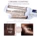 Professional Ceramic Hair Crimper Iron 3 Barrel 0.6 inch - Instant Curls & Crimping Hair Curling Iron - Valentines Day Gift for Women - Gold & White - Buy Online on GoSupps.com