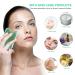 Gua Sha Massage Tools Set - Aventurine Natural Stone Guasha Board for Face and Body - Facial Massager for SPA and Trigger Point Treatment - Pack of 3 Green - Buy Online on GoSupps.com