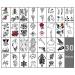 46 Sheets Waterproof Full Arm Temporary Tattoos - Lily Rose Peony Eagle Lion Mix Flower Animal Design - Long Lasting 3D Fake Tattoo Stickers for Men Women - Buy Online on GoSupps.com