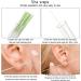 360 Pieces Ear Hole Floss Earrings Cleaner - Disposable Piercing Aftercare Tool for Men, Women, Girls - Piercing Cleaning Line in White and Green - Buy Online on GoSupps.com
