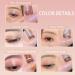 HPEVA 5Pcs Liquid Glitter Eyeshadow Set - Metallic Shimmer, Waterproof, Long Lasting | Sparkling Eye Makeup for Women & Girls - Buy Online on GoSupps.com