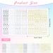 10 Sheets Glitter English Alphabet Nail Decals Letter Nail Art Stickers Small Letter Nail Art Design Stickers Self-Adhesive Letter Nail Stickers for DIY Nail Decoration(5 Colors) - Buy Online on GoSupps.com