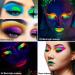 Afflano Neon Glitter Eyeshadow Palette - UV Glow, Highly Pigmented, Matte & Glitter Shades - Buy Online on GoSupps.com