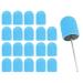 Nail Art Grinding Caps Set - Professional Nail Drill Polishing Tools for Salon & Home (16x25mm Blue) - Buy Online on GoSupps.com