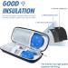 Youshares Insulin Cooling Bag - TSA Portable EVA Pack for Insulin Pens & Diabetes Accessories | Travel-Friendly Diabetic Bag with 2 Nylon Frock Battery (Black) - Buy Online on GoSupps.com