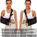 Buy Mesh Breathable Arm Sling Shoulder Immobilizer - Medical Support Brace for Rotator Cuff Injury Clavicle Fracture Post-Surgery - Adjustable Small Size - Ideal for Men & Women - Buy Online on GoSupps.com