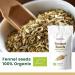 Fennel Seeds Organic 200g (100 Cups) | Organic Fennel Tea Herbal Tea and Digestive Tea REPLANTEA - Buy Online on GoSupps.com