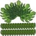 180Pcs Tropical Leaves Cupcake Toppers Turtle Leaves Cake Decorations Jungle Cake Toppers for Family Cupcake Food Decoration - Buy Online on GoSupps.com
