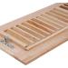 Handua 24" Wooden Corner Baseboard Register | Return Air Grille | Natural Red Oak Air Diffuser | Decorative Vent Cover for 24" Baseboard Space - Buy Online on GoSupps.com