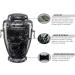 Urns for Ashes Adult Large Cremation Funeral Human Memorial Burial Remain Metal Full Size Gold Black Marble Handle Butterfly Gold Black Marble Butterfly Handle - Buy Online on GoSupps.com