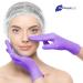 Meditrade Nitrile Examination Gloves - Medium | Powder Free, Hypoallergenic, Heavy Duty | Long Cuff, Ambidextrous | Bulk Buy for Any Sector | Violet (Medium) - Buy Online on GoSupps.com
