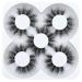 Fanxiton 5 Pairs 18mm Fluffy Mink Eyelashes - Natural and Dramatic Faux 5D Volume Lashes - Buy Online on GoSupps.com