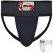 Farabi Sports Groin Guard Men Martial Arts Groin Guard MMA Muay Thai Jockstrap Men Black L