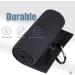 Mile High Life Tri-fold Golf Towel | Premium Microfiber Fabric | Waffle Pattern | Carabiner Clip | 14 Color Options - Black - Buy Online on GoSupps.com