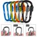 Buy New Mini Keychain Carabiner - Zalava Multi-Functional 6 Color Hook for Camping Fishing Hiking & Travel - Buy Online on GoSupps.com