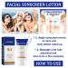 Face Sunscreen SPF 50+ PA+++ - Lightweight Tinted Waterproof & Hydrating Travel Size Lotion for Men & Women - Buy Online on GoSupps.com