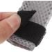 Hemoblo Cat Claw Covers - Scratch Protection & Breakable Mesh Paw Caps for Cats | 4 Pcs Gray (10x9x0.5cm) - Ideal for Grooming & Bathing - Buy Online on GoSupps.com