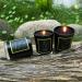 12 Scented Candles Gift Set - Black Glass Horoscope Jar Aromatherapy Candles | Soy Wax Votive for Parties Dinners & Camping - International Shipping Available - Buy Online on GoSupps.com