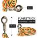 Leading Knit with Panic Hooks for Horses Ponies Shetland and Donkeys - 1.60m Stylish Designs in Black-Red-Yellow - Buy Online on GoSupps.com