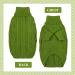 Elegant Hjumarayan Dog Sweater for Medium-Sized Dogs - Warm & Stylish with Leash Hole - Perfect for French Bulldogs (Green XL 62cm Chest 46cm Back) - Buy Online on GoSupps.com