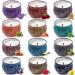 Scented Candles Gift Set for Women Soy Wax 2.5 Oz Portable Travel Tin Candles Candles Bulk with 12 Constellations for Aromatherapy and Home Decor Gift for Birthday 12 Pack Constellations