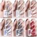 GAOY Holographic Glitter Cat Eye Gel Polish Set - 6 Colors | Free Magnet | UV LED Soak Off Nail Polish for DIY Manicure | Salon Quality Varnish - Buy Online on GoSupps.com