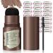 Generic Eyebrow Stamp Stencil Kit - One-Step Eye Brow Stencil Kit for Perfect Make-up 24 Reusable Thin & Thick Eyebrow Stencils Creat Waterproof Long-Lasting & Smudge-Proof Natural Eyebrow