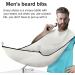Menfeng Hair & Beard Bib with Two Hooks - Beard Hair Catcher for Sink - Family's Beard Apron for Shaving & Hair Clippings - White - Buy Online on GoSupps.com
