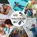 Reusable Silicone Ear Plugs for Sleeping & Hearing Protection - 2 Pairs, Noise Canceling & Waterproof - Perfect for Sleeping, Swimming, Studying, Traveling, Concerts - Black & Dark Blue - 1 Count - Buy Online on GoSupps.com
