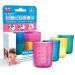 Babycup First drinking cups for children 100% recyclable and biodegradable BPA-free 4 pieces 50 ml (multi-colored)