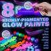 Neon Nights UV Body Paint Set - 8 Vibrant Colors for Music Festivals & Photo Shoots - Buy Online on GoSupps.com