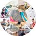 Skin Pre-Cut Y Kinesiology Tape - 20 Pieces, 5cm x 5m - Muscle Pain Relief & Joint Protection with Elastic Sports Tape - Buy Online on GoSupps.com