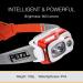 Petzl Swift RL 900 Lumens Rechargeable Headlamp with Auto Brightness, Orange - Buy Online on GoSupps.com