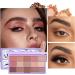 Matte Eyeshadow Palette | Smudge-Proof Long-Lasting Eye Shades Makeup Supplies Satge Use for Home Working Shopping Gathering Dating Traveling 01# - Buy Online on GoSupps.com